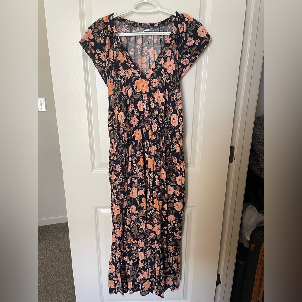 Old Navy floral a-line dress with pockets